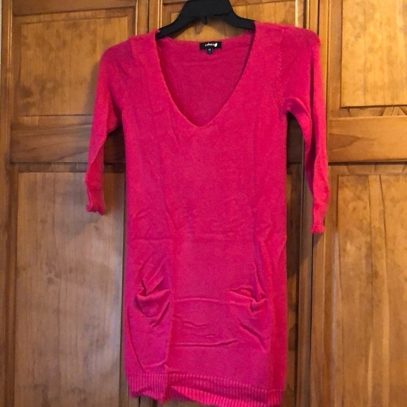 Long Sleeve Express Design Sweater Dress - Picture 1 of 4